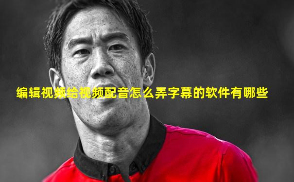 编辑视频给视频配音怎么弄字幕的软件有哪些