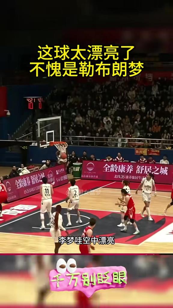 这球太漂亮了！不愧是勒布朗梦！